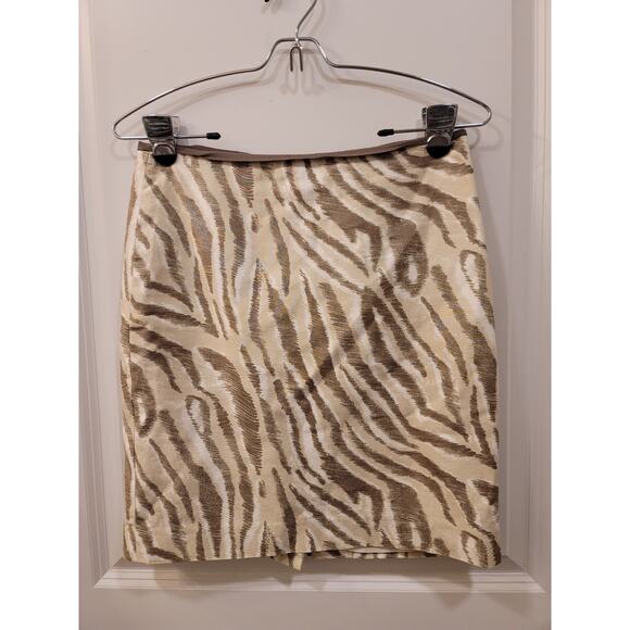 Loft Zebra Print Pencil Skirt - Picture 5 of 7